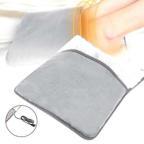 USB Charging Electric Foot Heating Pad Universal Soft Plush Washable Foot1264 - Imagen 4 de 9