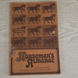 Horseman's Almanac First Aid Handbook & Agway Supply Guide Collectible Booklet