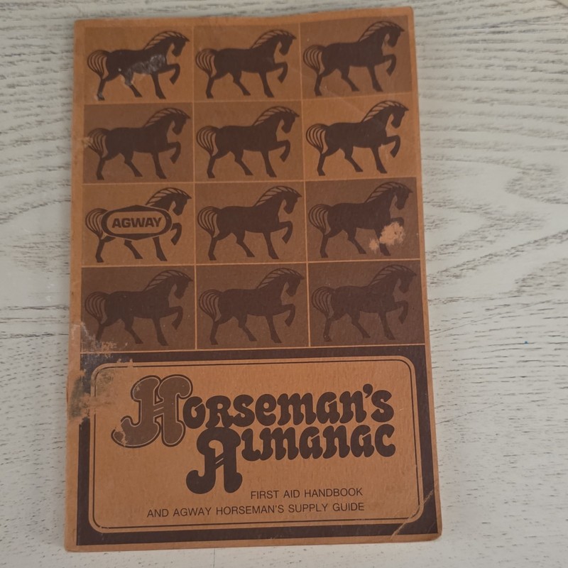 Horseman's Almanac First Aid Handbook & Agway Supply Guide Collectible Booklet