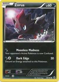 Zorua (89) (89/162) Common NM BKT XY - BREAKthrough Pokemon TCG