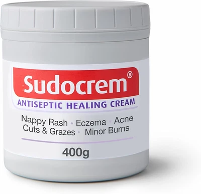 Sudocrem Antiseptic Healing Cream 400g for Nappy Rash Eczema Acne & Minor Burns