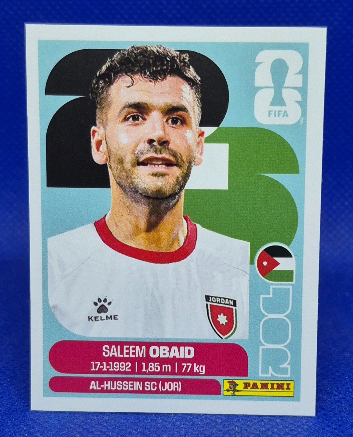 2026 Panini FIFA World Cup Sticker Saleem Obaid #JOR 7 -Jordan