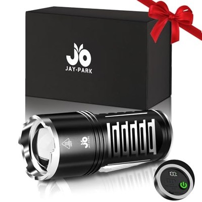  LED Flashlights High Lumens 100000, Built-in 10800mAh Rechargeable Battery 