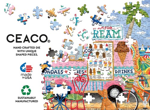 Ceaco - Food Trucks - Ice Cream Truck II - 500 Piece Jigsaw Puzzle - Bild 5 von 8