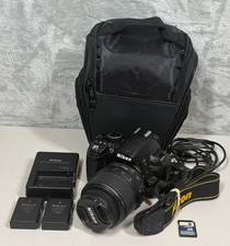 Nikon D3100 DSLR Camera W/ 18-55mm DX Lens - Bundle Kit - Shutter Count 5,058