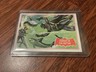 BATMAN TRADING CARD 14A 1966 TOPPS RED BAT DANGER IN THE DEP