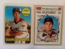 Paul Goldschmidt Topps Heritage 2018-2019 Base Card's #369 Pristine Condition ⚾