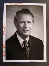 Glossy Press Photo George M Lynn Liberty Mutual Ins Co