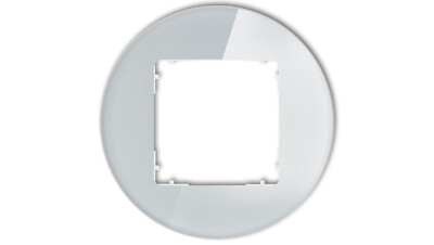 ICON Universeller einzelner runder Rahmen   Glaseffekt Rahmen: grau 15-0-IRSO-1