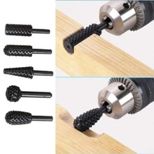 5PCS 1/4'' Drill Bit Set Cutting Tools for Woodworking Knife Wood Carving Tool