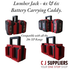 Lumber Jack 4x & 6x Battery Carrying Caddy