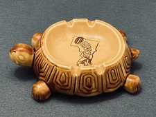 Turtle Ashtray Idaho Ceramic Vintage Cigarette Cigar
