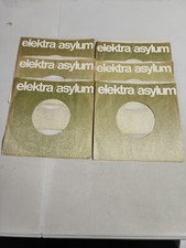45 RPM 7" RECORD SLEEVES CO. SLEEVE 6 PACK SEE PHOTOS - Elektra Asylum SLV138 