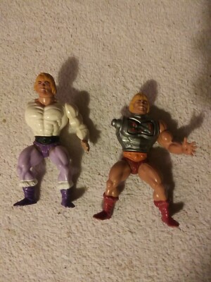 He-Man MOTU prince adam Vintage - Damaged Missing One Arm -Soft Head