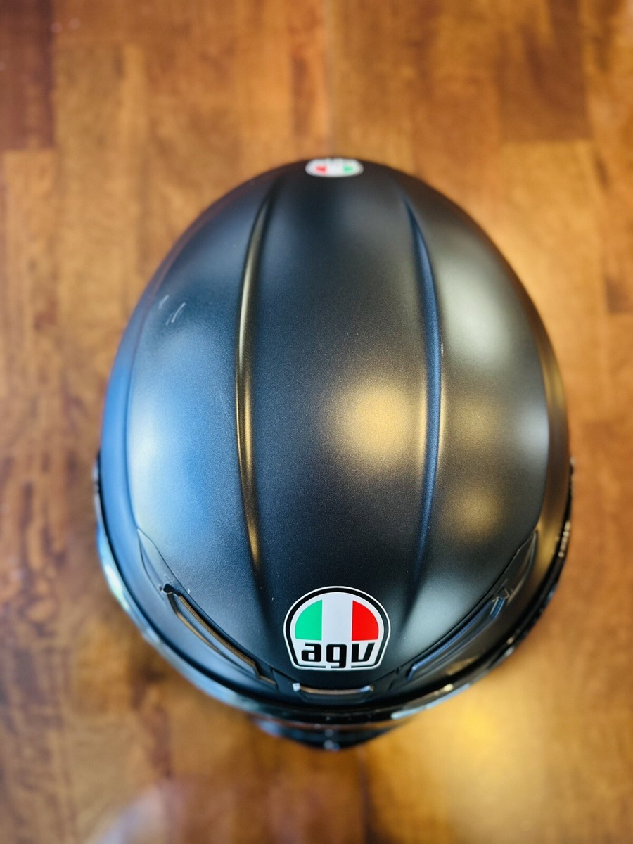 AGV K6 Matte Black Full Face Motorcycle Helmet XXL | DOT Approved