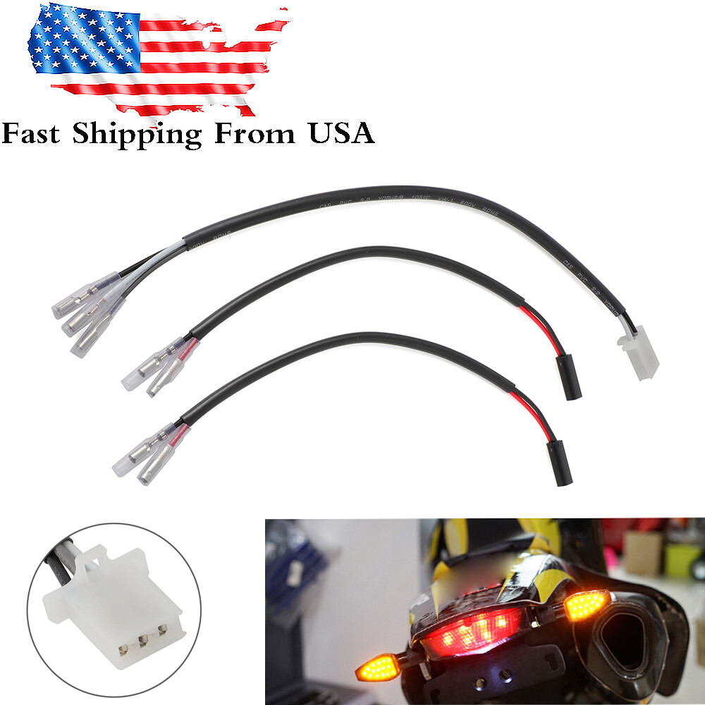 Turn Signal Wire Taillight light Adapter Plug For 00-2022 Suzuki