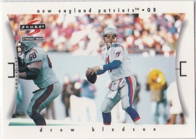 1997 Score Pinnacle Football Trading Card Drew Bledsoe New England Patriots #330