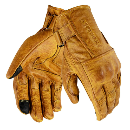 Flaash Men Motorbike Leather Large Gloves Motorcycle Racing Glove