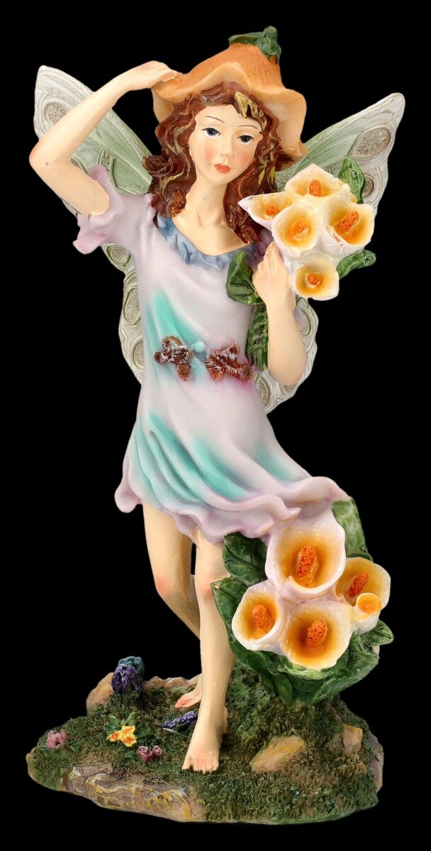 Elf Figure Fairyland Flower Fairy Colorful - Flower Bench Decor Magical Fantasy