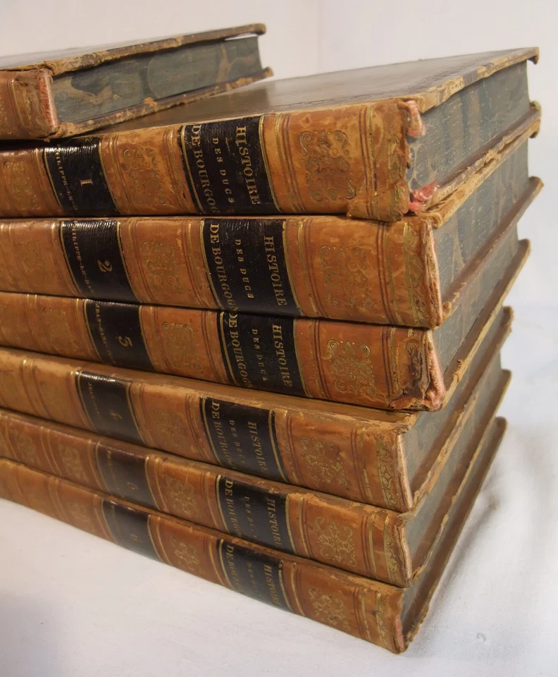 Histoire des Ducs de Bourgogne, Mr de Barante, 13 volumes, 1825 Imp. Crapelet - Photo 3/4