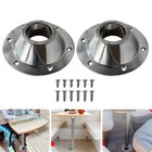 <!--F#f_0-->2X Island Table Top Floor Base Chrome for 57mm Leg Conversion Camper Horsebox<!--F/-->