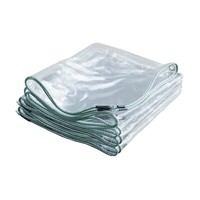 Plane Transparent Abdeckplane Windschutz Wasserdicht Mit ÖSen GewäChshaus Pvc