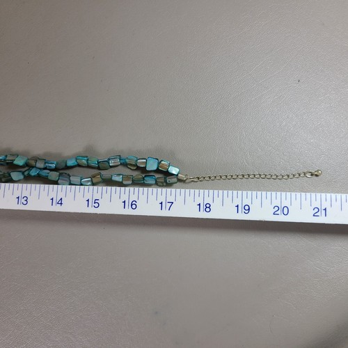 Blue Stone Bead Necklace and Bracelet Lot - Picture 8 of 10