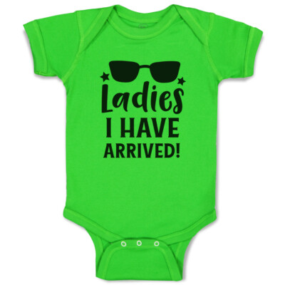 Baby Bodysuit Ladies I Have Arrived Star Shades Cotton Boy & Girl Baby Clothes