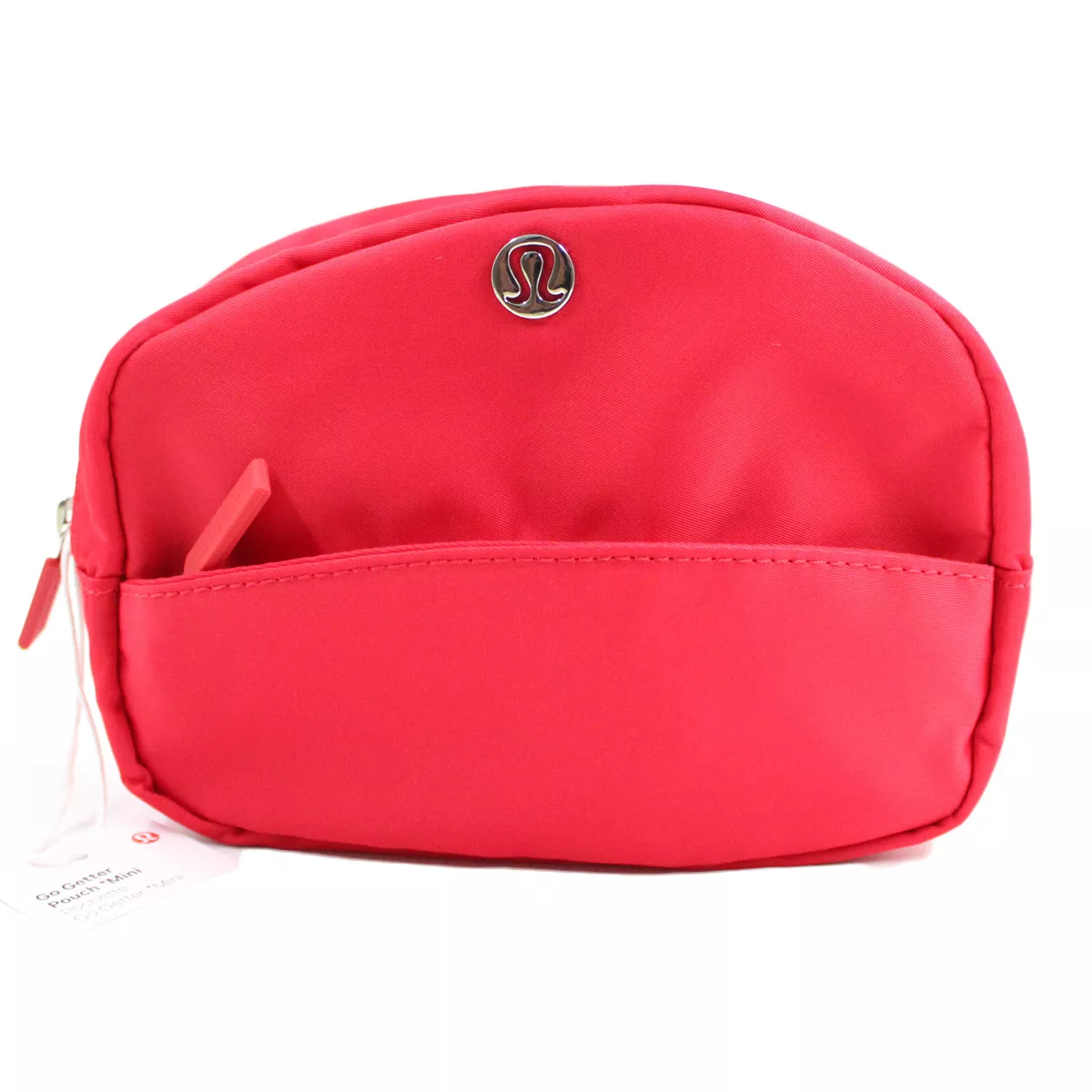 LULULEMON Go Getter Zip Exterior Pocket Red Mini Makeup Pouch