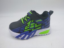 S Sport by Skechers Ottis Black Blue Green Light Up Sneakers Toddler Sz 5 M