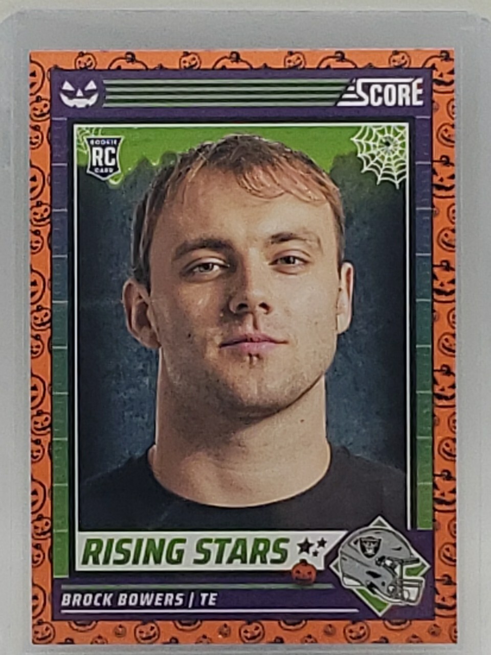 2024 Panini Score-A-Treat Orange Rookie Brock Bowers #8 Las Vegas Raiders