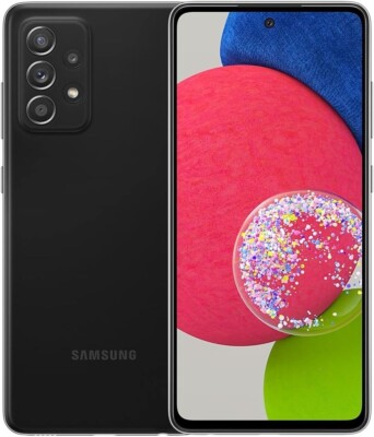 Samsung Galaxy A52 5G Smartphone 128GB Black SM-A526U1 Unlocked Very Good (Z3E)