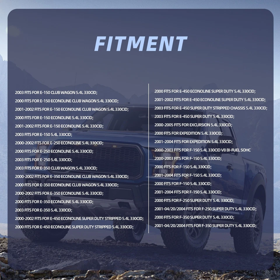 Juego de juntas de culata con pernos para 00-02 Ford F150 F250 Expedition Excursion 5,4 L Foto 2 de 4