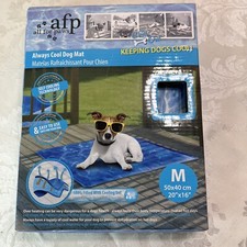 AFP Pet Cooling Dog Mat Self Cooling Pad Cushion Keeps Pets Cool Size Medium New
