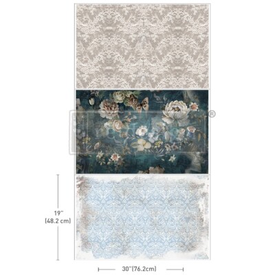 Heartfelt Memories Decoupage Tissue Paper 3 Pack Redesign with Prima 19'' x 30''
