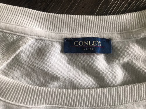 Conleys Blue Damen Sweatshirt Pulli mit Aufnähern in Gr. 36 / 38 / M - Bild 4 von 6