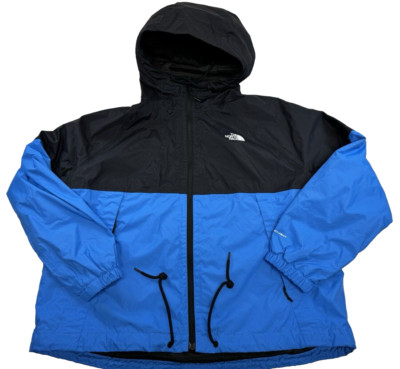 THE NORTH FACE Women's Antora Rain Hoodie XL ( TNF Black/Super Sonic Blue )