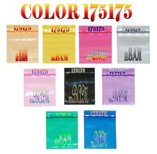 100 175175 RAINBOW COLOR LOT APPLE MINI ZIP BAGGIES PURPLE GREEN SILVER RED 