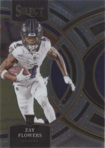 2023 Panini Select - Club Level Neon Green Prizm Die-Cut #201 Zay