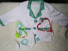 Melissa  Doug Medical Staff Doctor Physician Costume lot Fishers price. Age 3-6