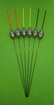 6 Stück x Deep Water Carbon Vorbau Pole Floats (SRG029)
