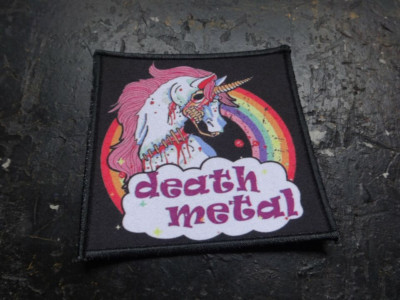 Unicorn Patch Battle Jacket Death Metal Kids x
