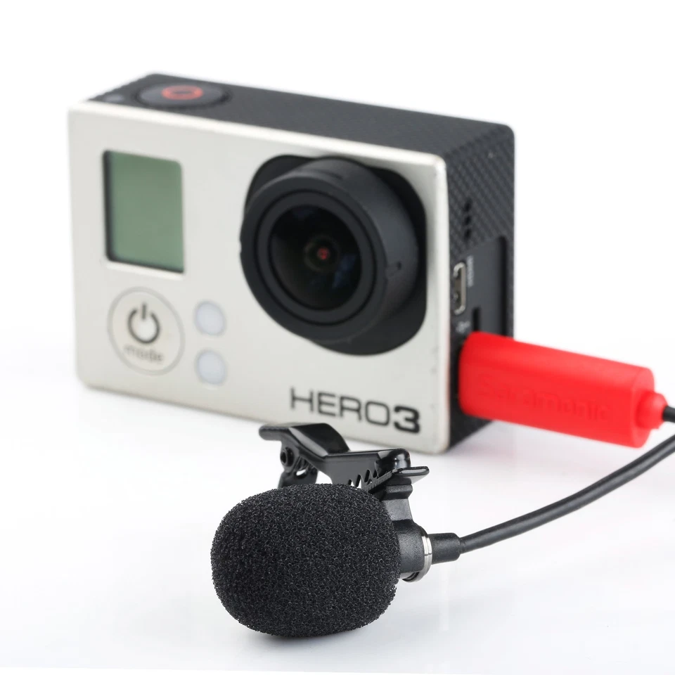 Saramonic SR-GMX1 Platinum Lavalier Clip-on Microphone for GoPro HERO3 & HERO4 - Image 3 of 4