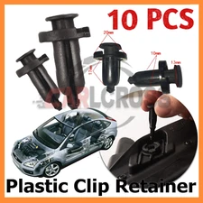 10pcs 10mm Bumper Clips Auto Cars Hole Retainer Rivets Fastener Fender Push Pin