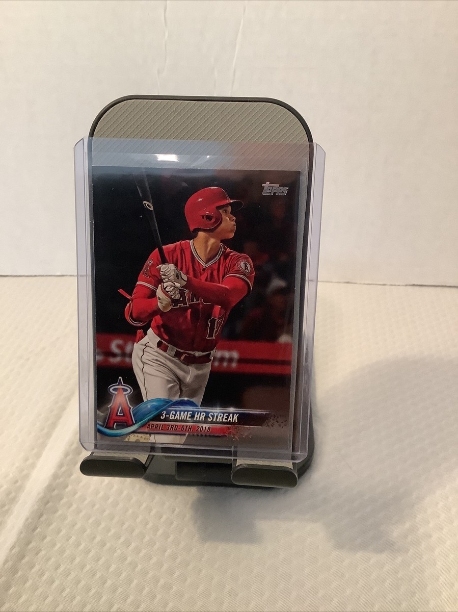 2018 Topps Update Shohei Ohtani US189 3-Game HR Streak