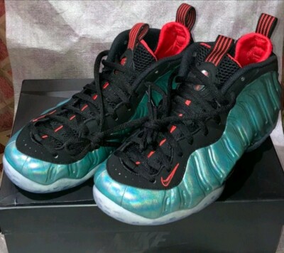 nike foamposite turquoise