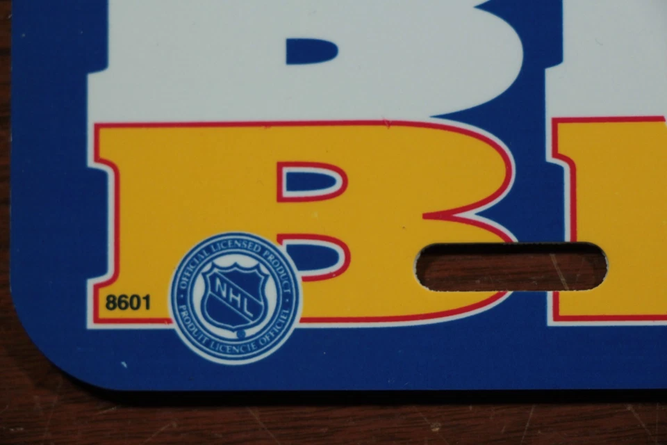 Vintage 90s St. Louis Blues License Plate NHL Hockey - Image 2 of 4