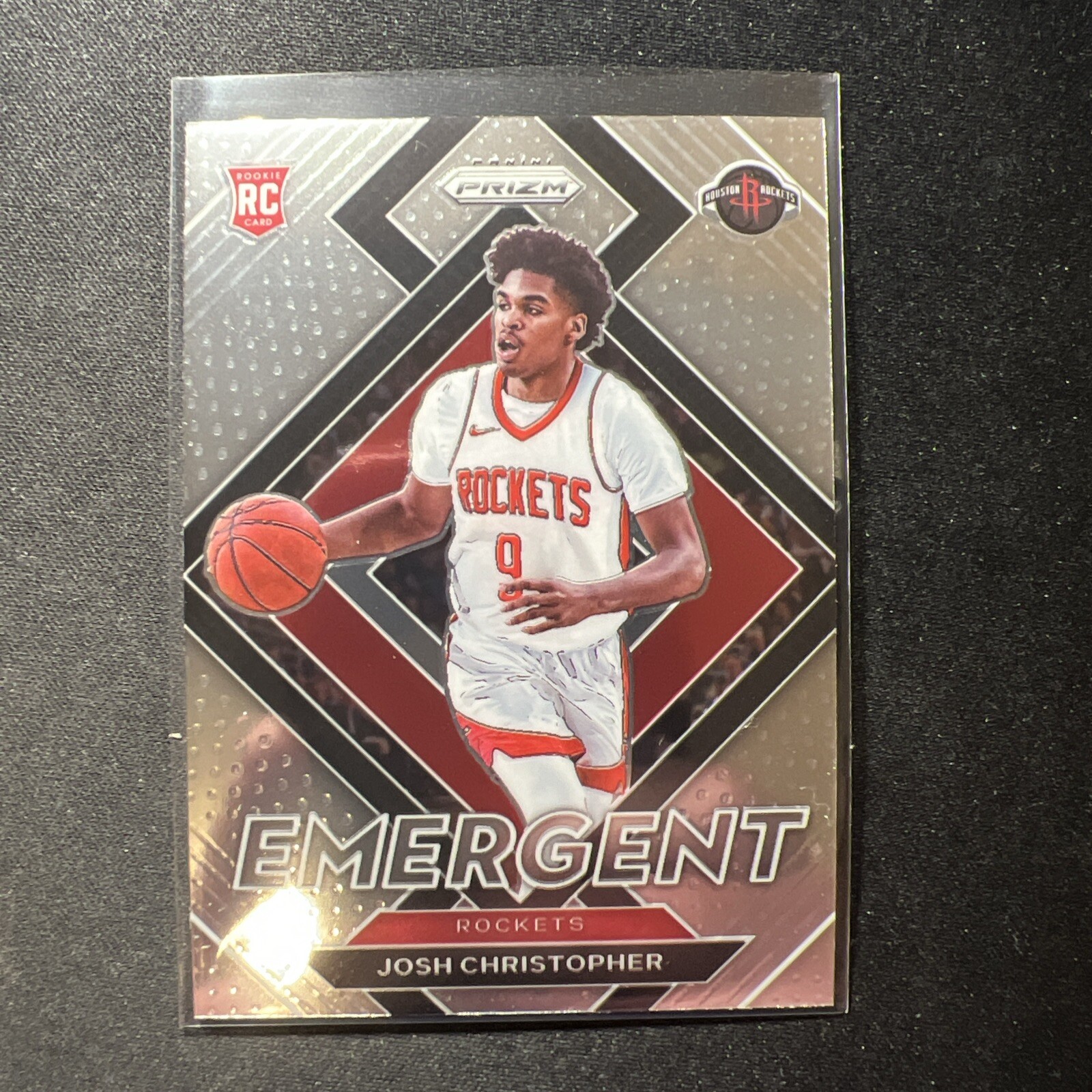 2021-22 Panini Prizm Josh Christopher Emergent RC #24 Houston Rockets