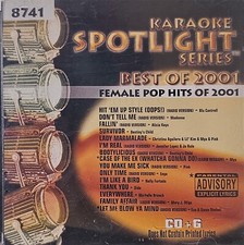 SC8741 FEMALE POP HITS 2001  NEW IN PLASTIC SOUND CHOICE KARAOKE LOT EB