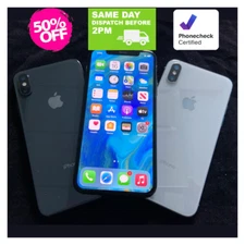 Apple iPhone X 64GB 256GB T-Mobile Unlocked At&t Verizon 🔥Mint Screen 5.85"